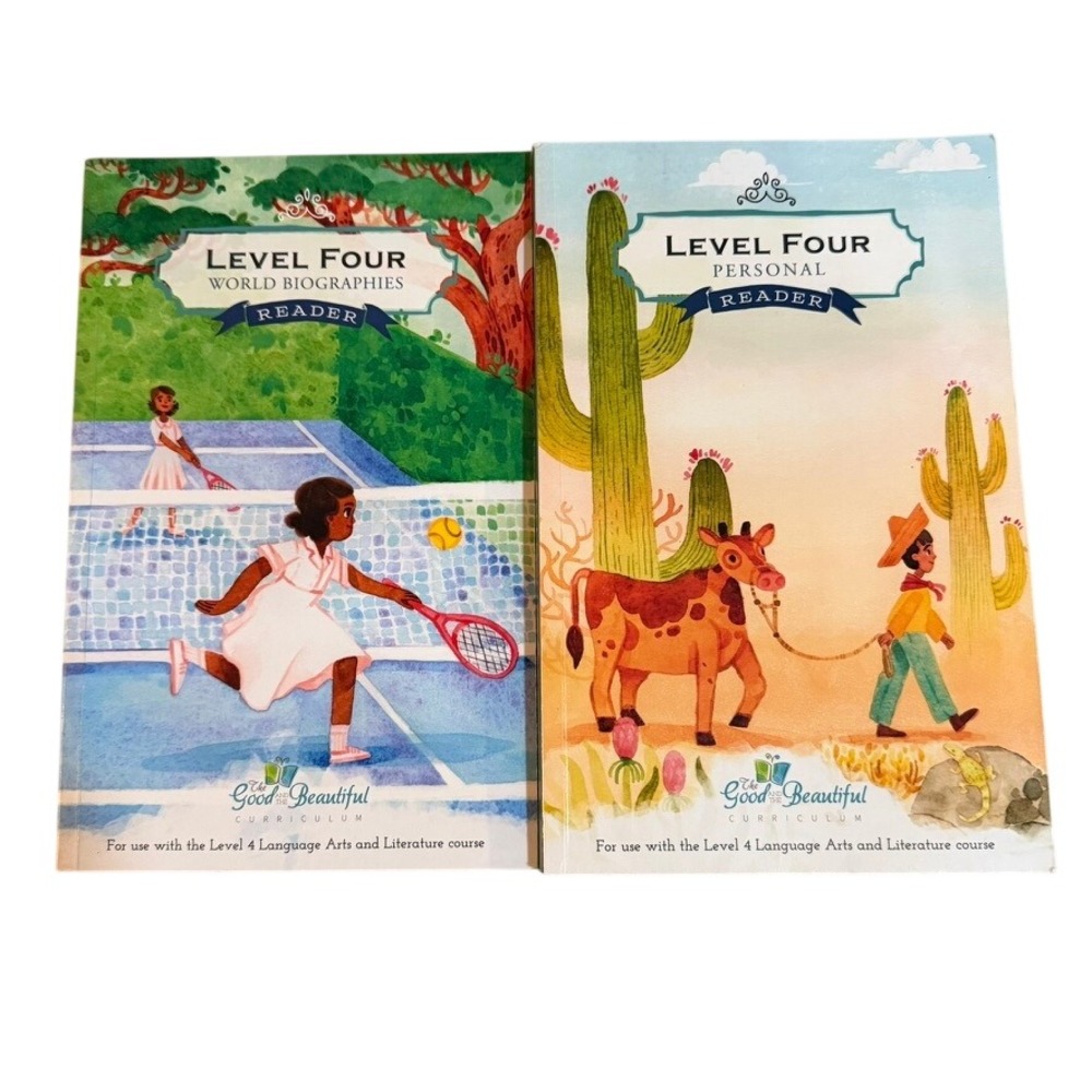 The Good and the Beautiful Readers Level 4 & 6 Bundle Homeschool Books Good